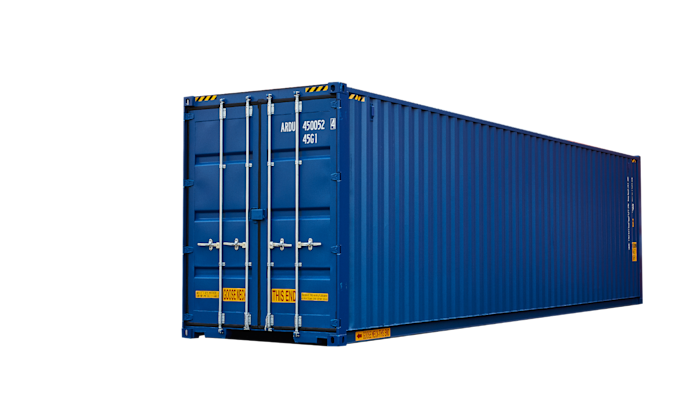 Porte double High Cube de 40 pieds
